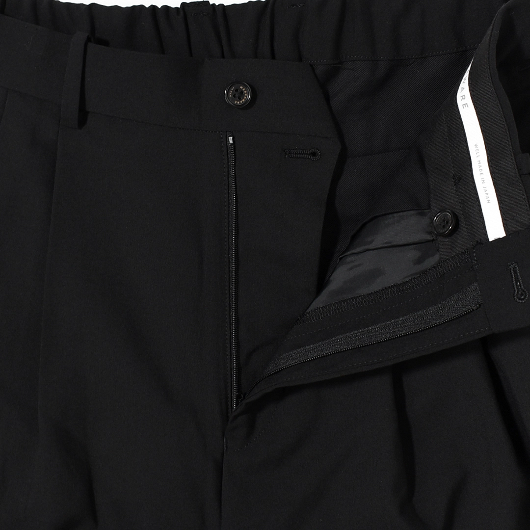 [a26a15pt03c]MARKAWARE (マーカウェア)Organic Wool 2/80 Tropical Triple Pleated Wide Trousers(オーガニックウール2/80トロピカルトリプルプリーテッドワイドトラウザーズ)の商品画像