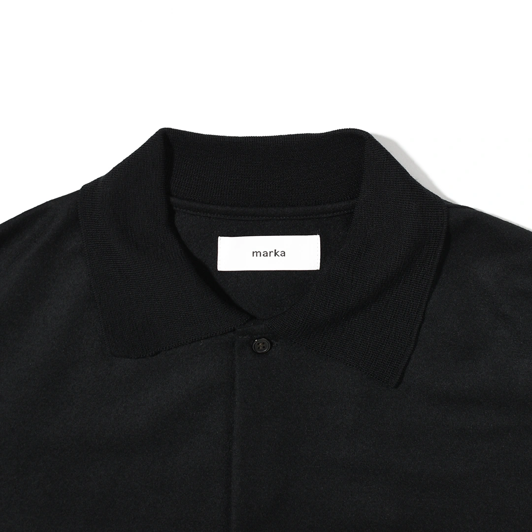 [m25d11cs01c]marka(マーカ) Super 140S Wool Knit Shirt Cardigan(Super140's ウール天竺シャツカーディガン)の商品画像