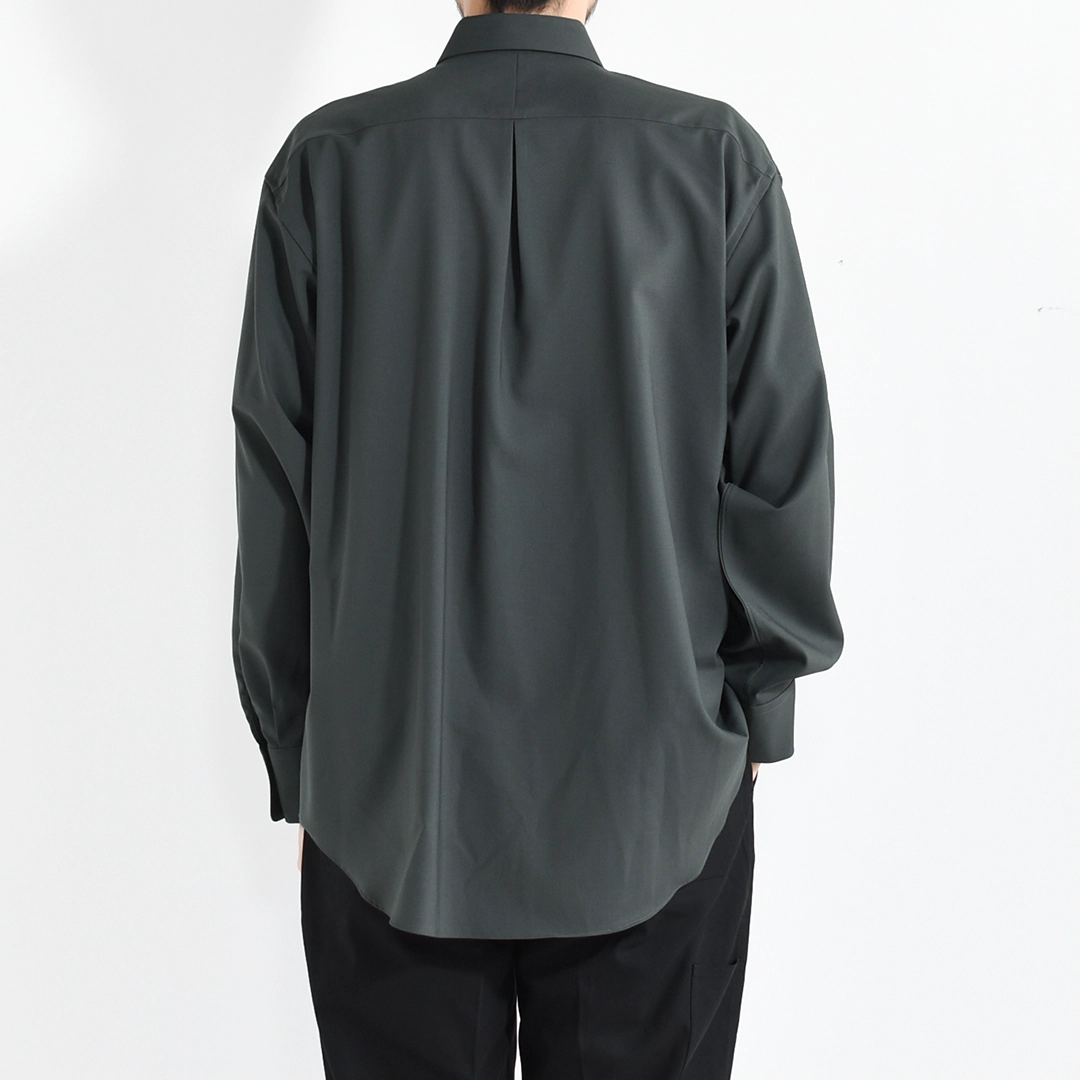 [a26a15sh01c]MARKAWARE (マーカウェア)Organic Wool 2/80 Tropical Comfort Fit Shirt(オーガニックウール2/80トロピカルコンフォートフィットシャツ)の商品画像