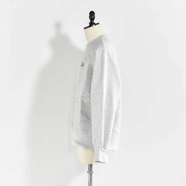 リメイク remake rebuild スウェット　ビックシルエット　グレー　杢 CH2010] CHANGES (チェンジーズ) REMAKE SWEAT SHIRT(リメイク