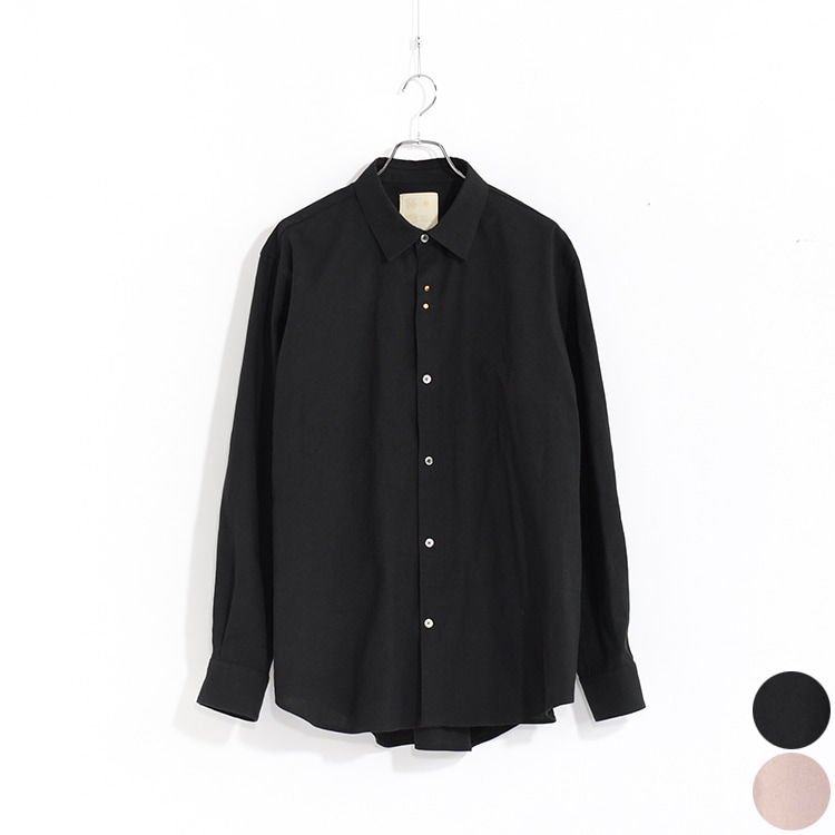 30% OFF】(KM251SH01A)KIMURA(キムラ/木村)Hook Front Shirt/Linen