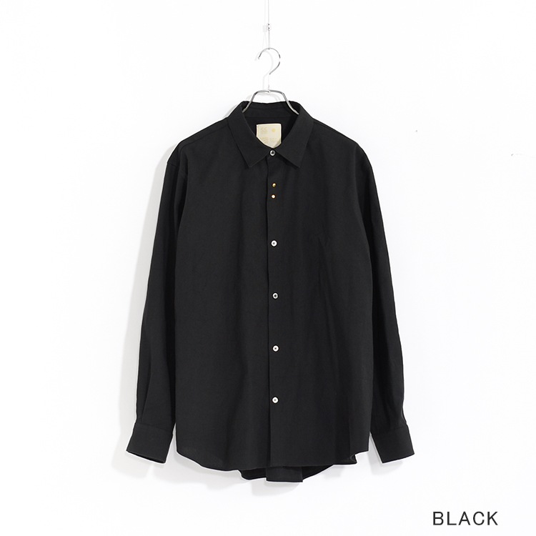 30% OFF】(KM251SH01A)KIMURA(キムラ/木村)Hook Front Shirt/Linen