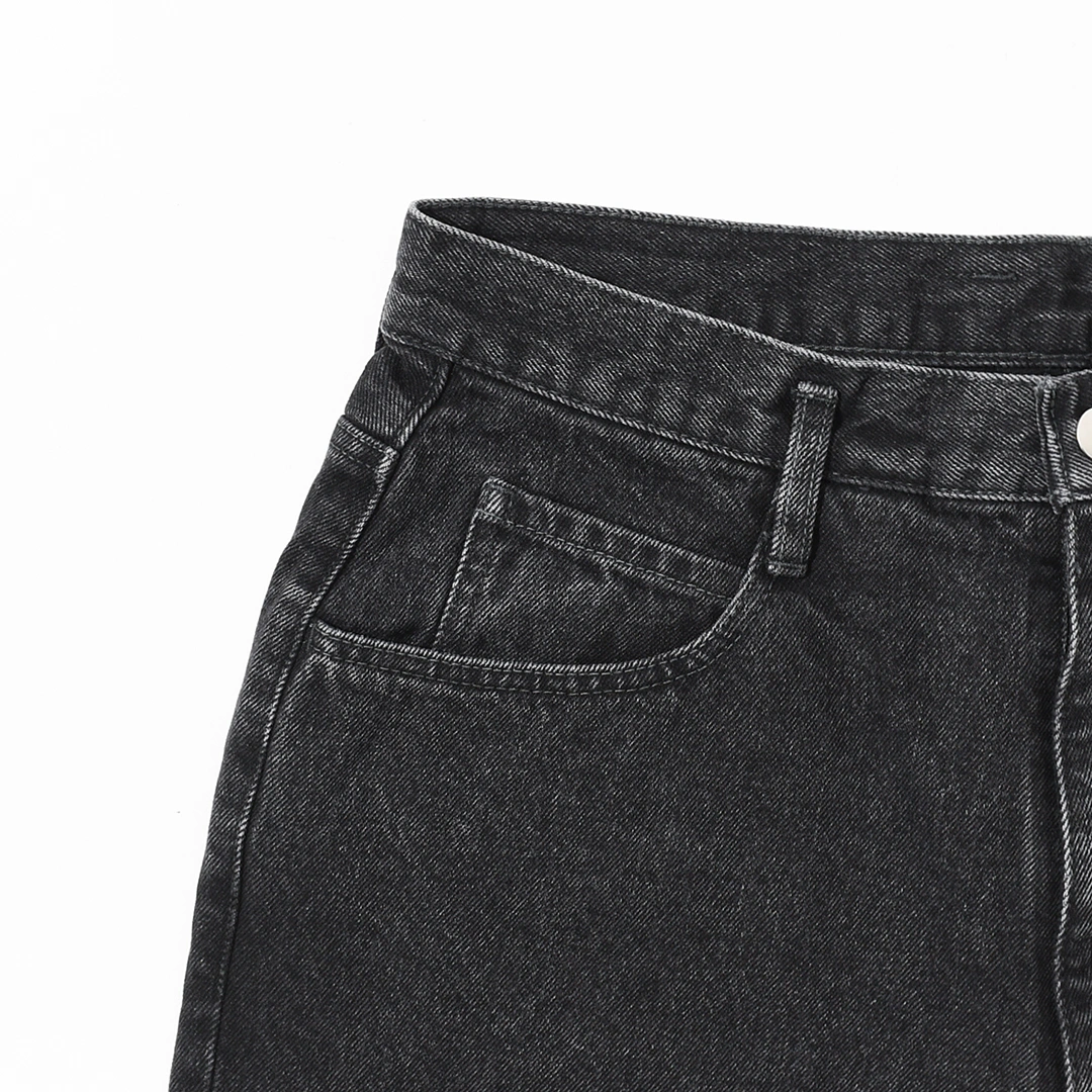 [n0003]nakedgauge(ネイキッドゲージ)BLACK DENIM FD ASHLEY JEANS(ブラックデニムフェイデッドアシュリージーンズ/ブラックデニム)の商品画像