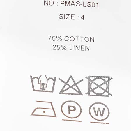 [PMAS-LS01]PHIGVEL(フィグベル) C/L Open Collar LS Shirt(コットンリネンオープンカラーシャツ)の商品画像