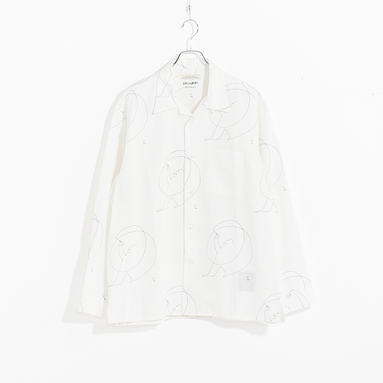 (251OJ-SH01)OLD JOE(オールドジョー)OPEN COLLAR SHIRTS (Saul Steinberg) / オープンカラーシャツ(ソウル・スタインバーグ)の商品画像