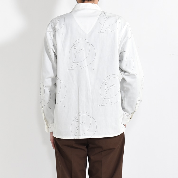 (251OJ-SH01)OLD JOE(オールドジョー)OPEN COLLAR SHIRTS (Saul Steinberg) / オープンカラーシャツ(ソウル・スタインバーグ)の商品画像