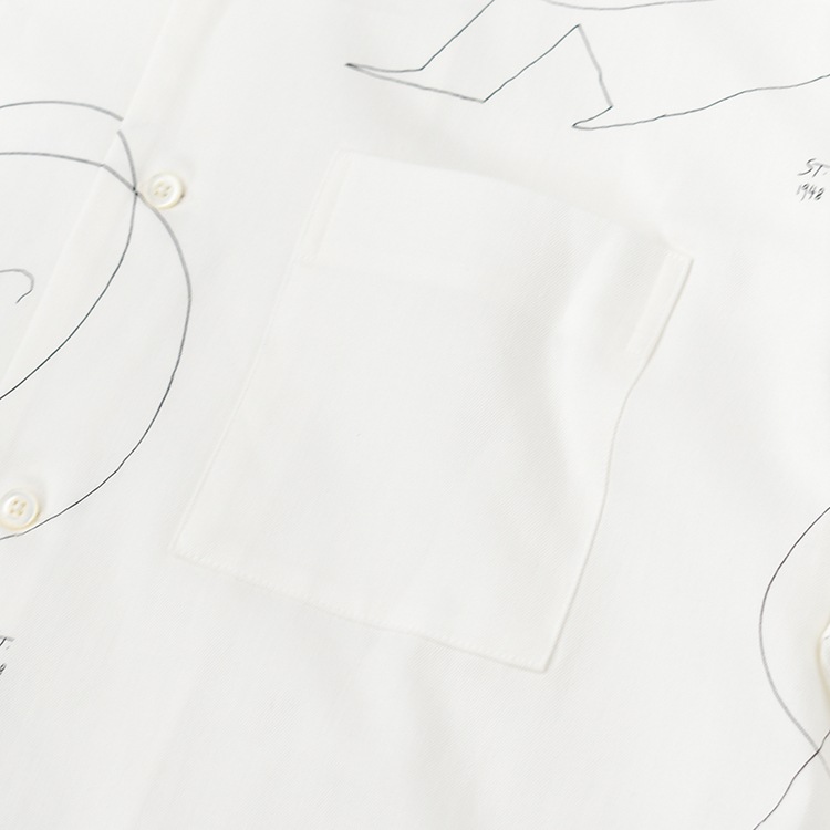 (251OJ-SH01)OLD JOE(オールドジョー)OPEN COLLAR SHIRTS (Saul Steinberg) / オープンカラーシャツ(ソウル・スタインバーグ)の商品画像