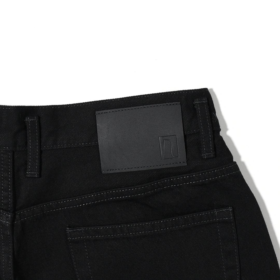 [n0025]nakedgauge(ネイキッドゲージ)ONE WASH BLACK DENIM ASHLEY JEANS(ワンウォッシュブラックデニムアシュリージーンズ/ブラックデニム)の商品画像