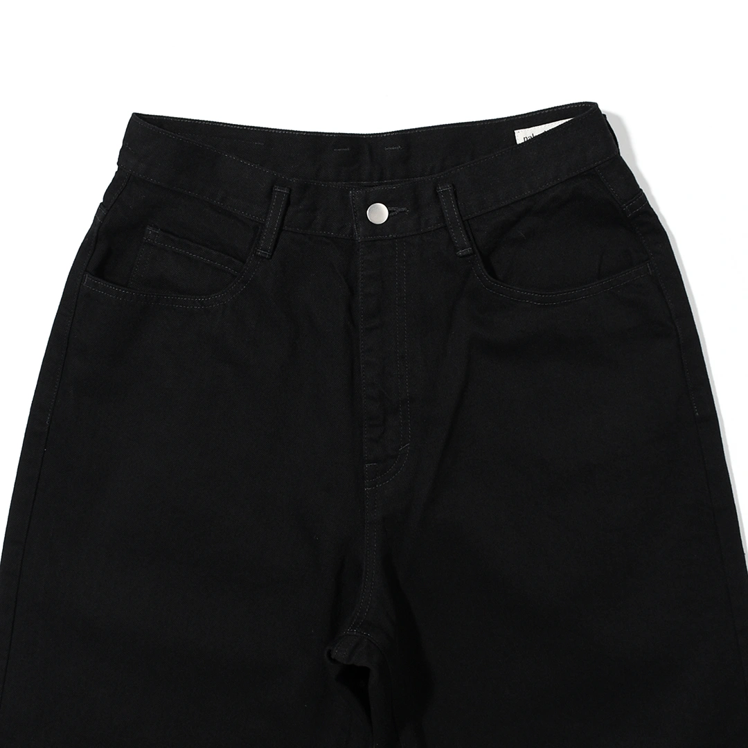 [n0025]nakedgauge(ネイキッドゲージ)ONE WASH BLACK DENIM ASHLEY JEANS(ワンウォッシュブラックデニムアシュリージーンズ/ブラックデニム)の商品画像