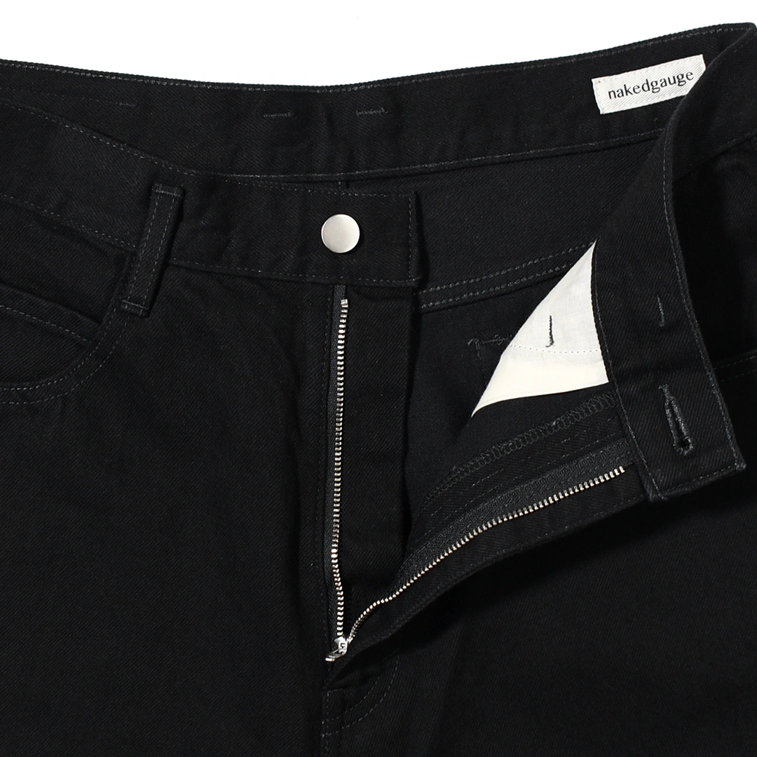 n0025]nakedgauge(ネイキッドゲージ)ONE WASH BLACK DENIM ASHLEY