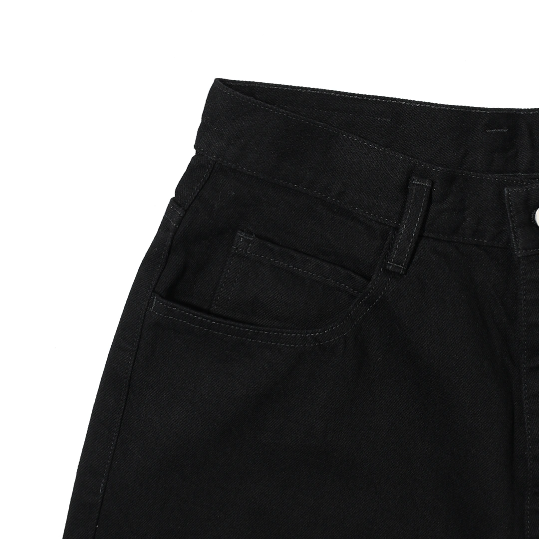 [n0025]nakedgauge(ネイキッドゲージ)ONE WASH BLACK DENIM ASHLEY JEANS(ワンウォッシュブラックデニムアシュリージーンズ/ブラックデニム)の商品画像