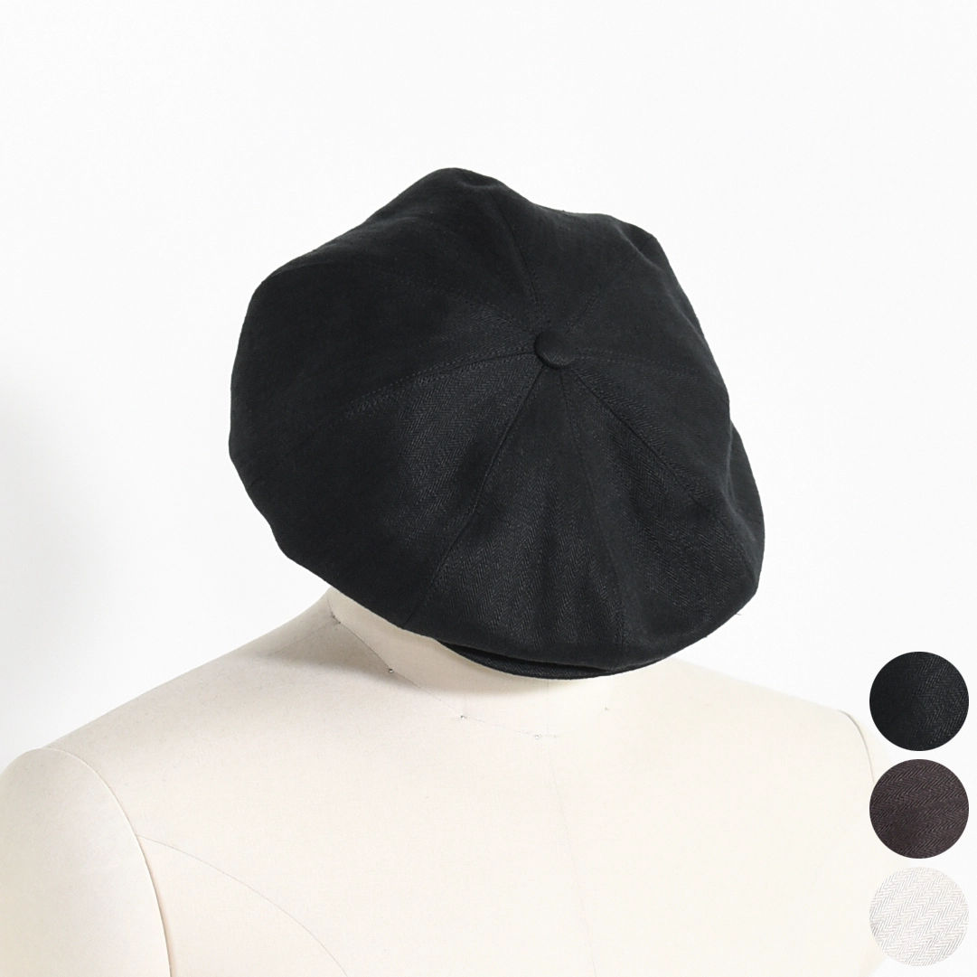 [261OJ-HT02]OLD JOE(オールドジョー)Linen Herringbone Peaked Cap(リネンヘリンボーンピークドキャップ)の商品画像