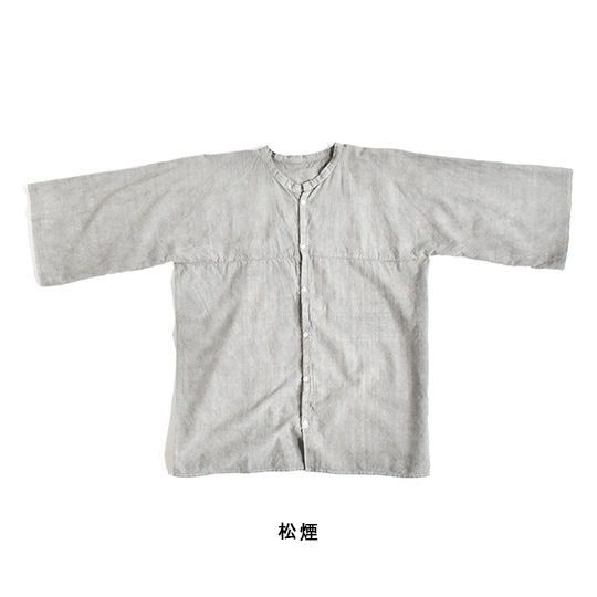MITTAN 半袖カディシャツ 柿渋×墨 サイズ2【染め直し】 MITTAN 半袖カディシャツ 柿渋×墨 サイズ2【染め直し】 - メルカリ