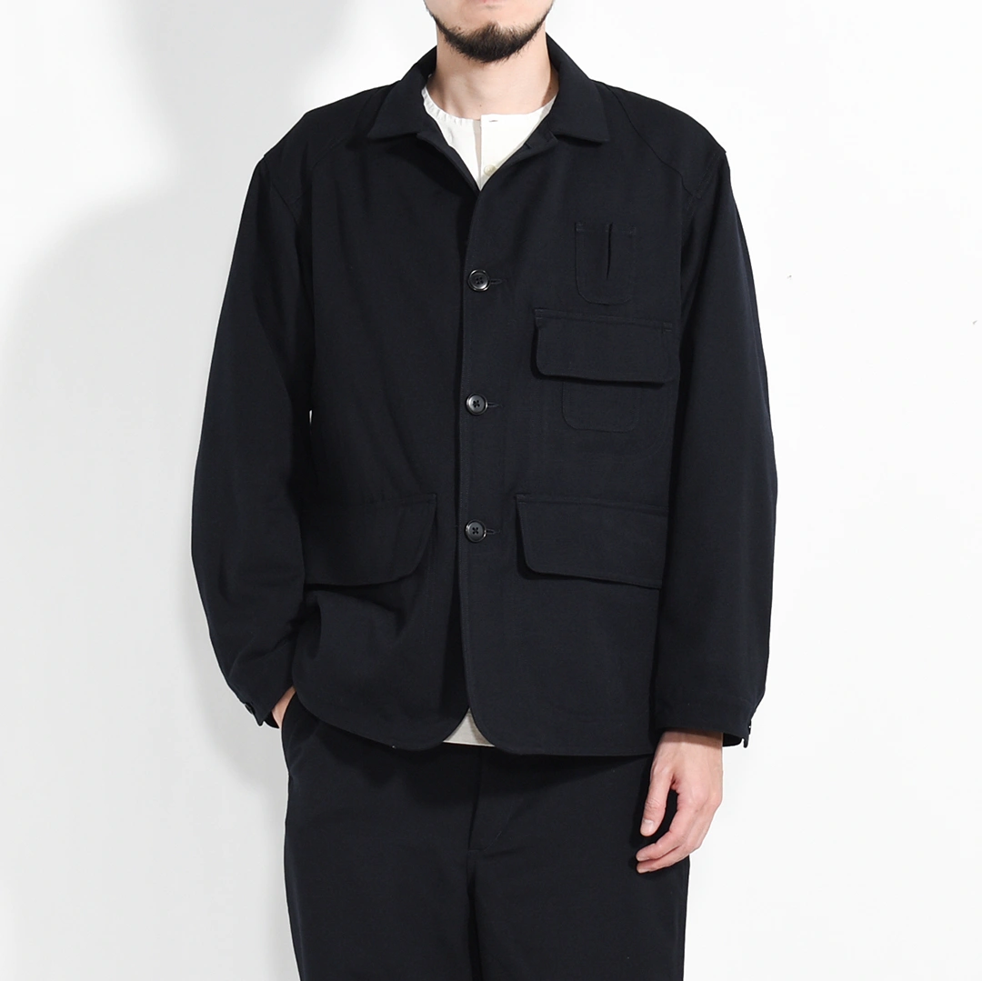 [PMAU-OT08]PHIGVEL(フィグベル) W/CA Hunting Jacket (ウールカシミヤハンティング)の商品画像