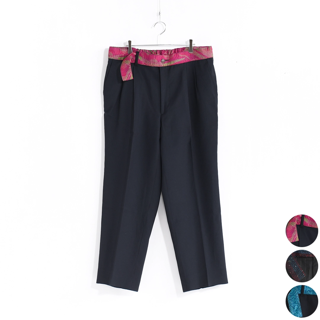 [ch4108] CHANGES (チェンジーズ) Remake Belted Slacks(リメイクベルテッドスラックス)の商品画像
