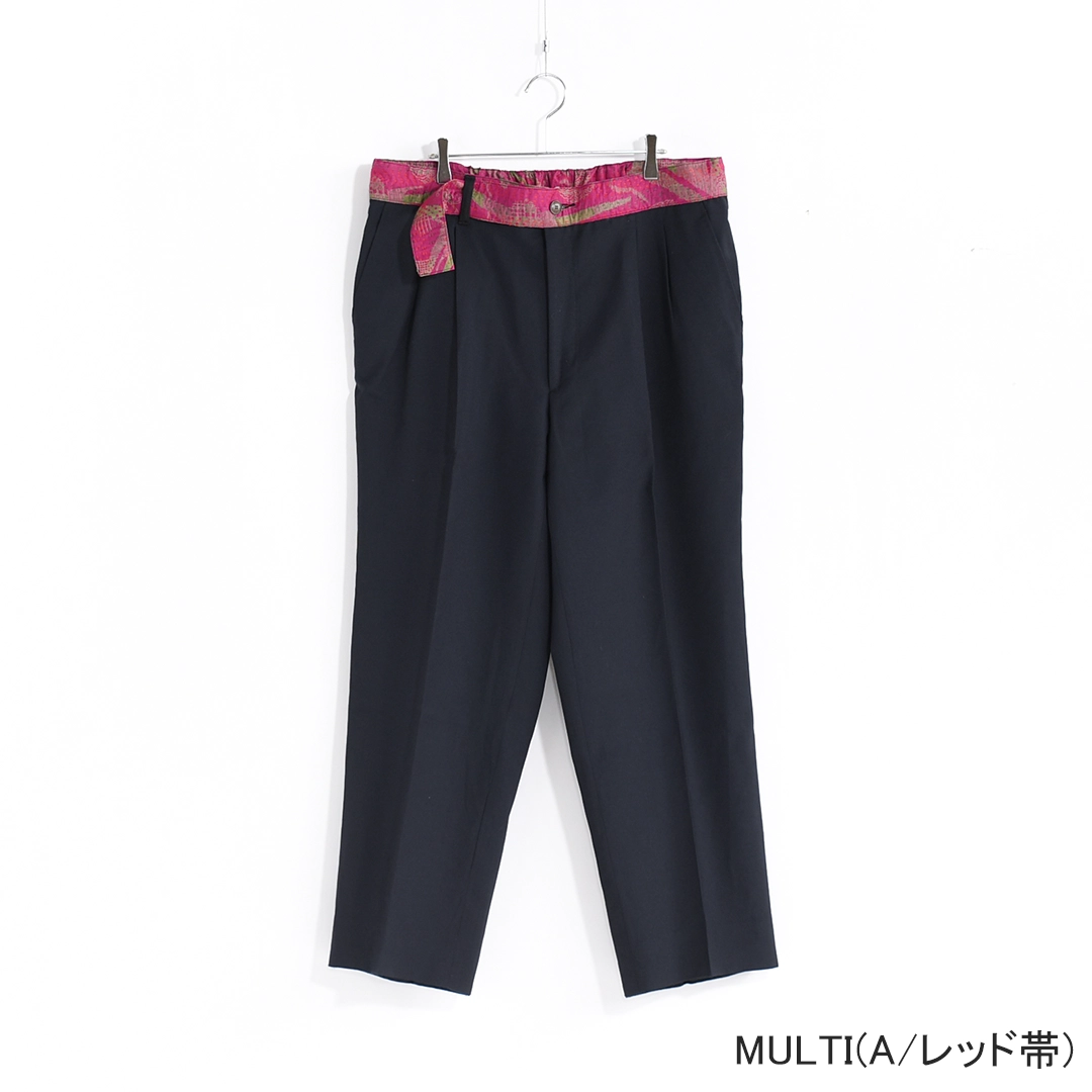 [ch4108] CHANGES (チェンジーズ) Remake Belted Slacks(リメイクベルテッドスラックス)の商品画像
