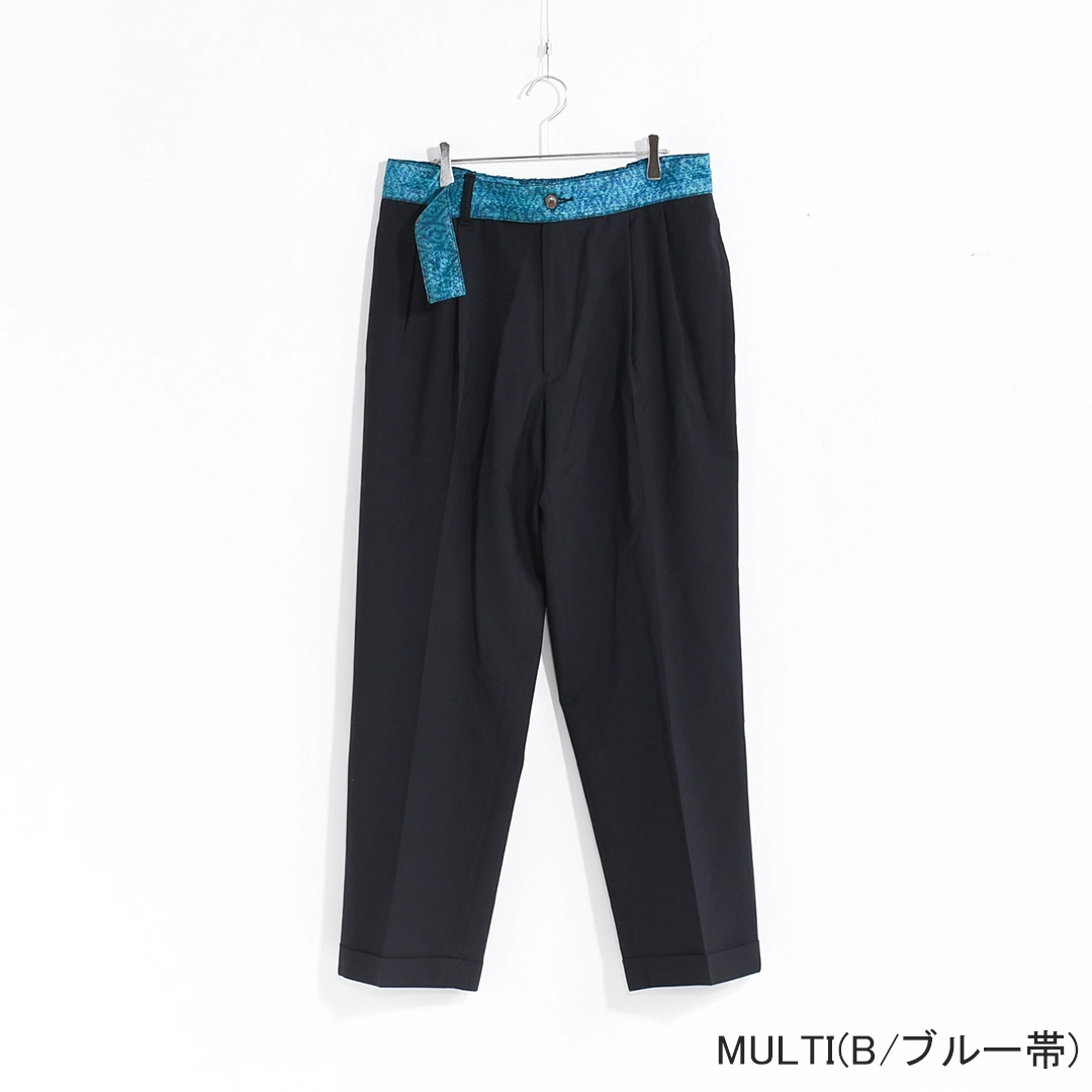 [ch4108] CHANGES (チェンジーズ) Remake Belted Slacks(リメイクベルテッドスラックス)の商品画像