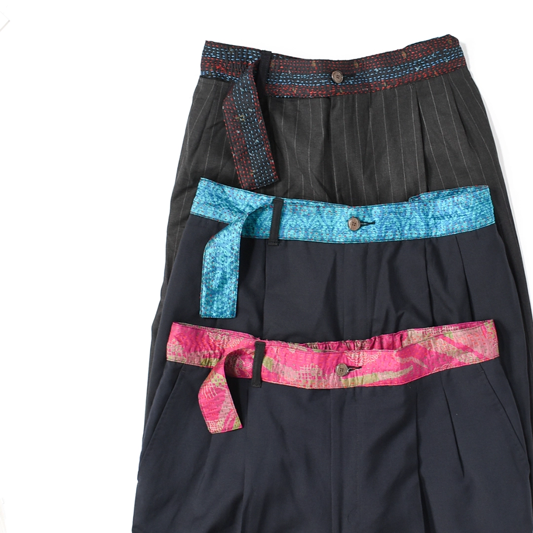 [ch4108] CHANGES (チェンジーズ) Remake Belted Slacks(リメイクベルテッドスラックス)の商品画像