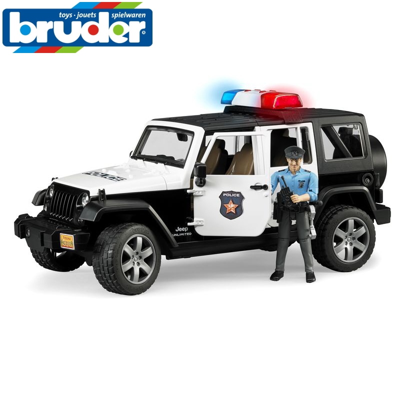 bruder ブルーダー Jeep パトカー(フィギュア付き） BR02526 正規販売店