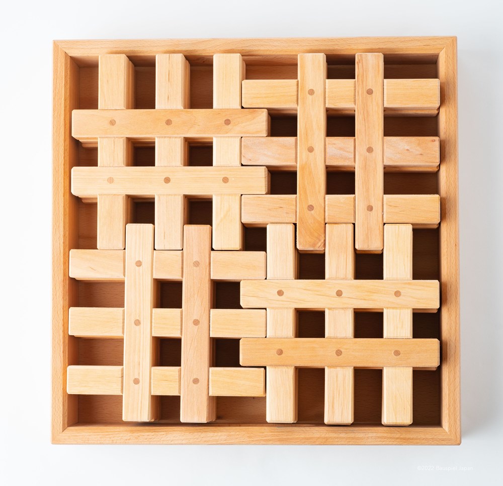 バウシュピール　グリッドブロックナチュラル　BAUSPIEL　BAU-0172