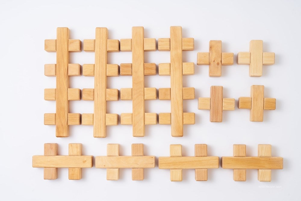 バウシュピール　プラスビルディングブロック12PCS　BAUSPIEL　BAU-0192