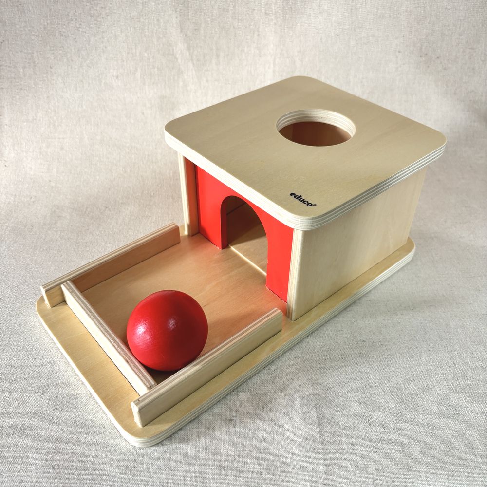エデュコ educo ボール落としボックス1 Peek-A-Boo-BOX1 木のおもちゃ