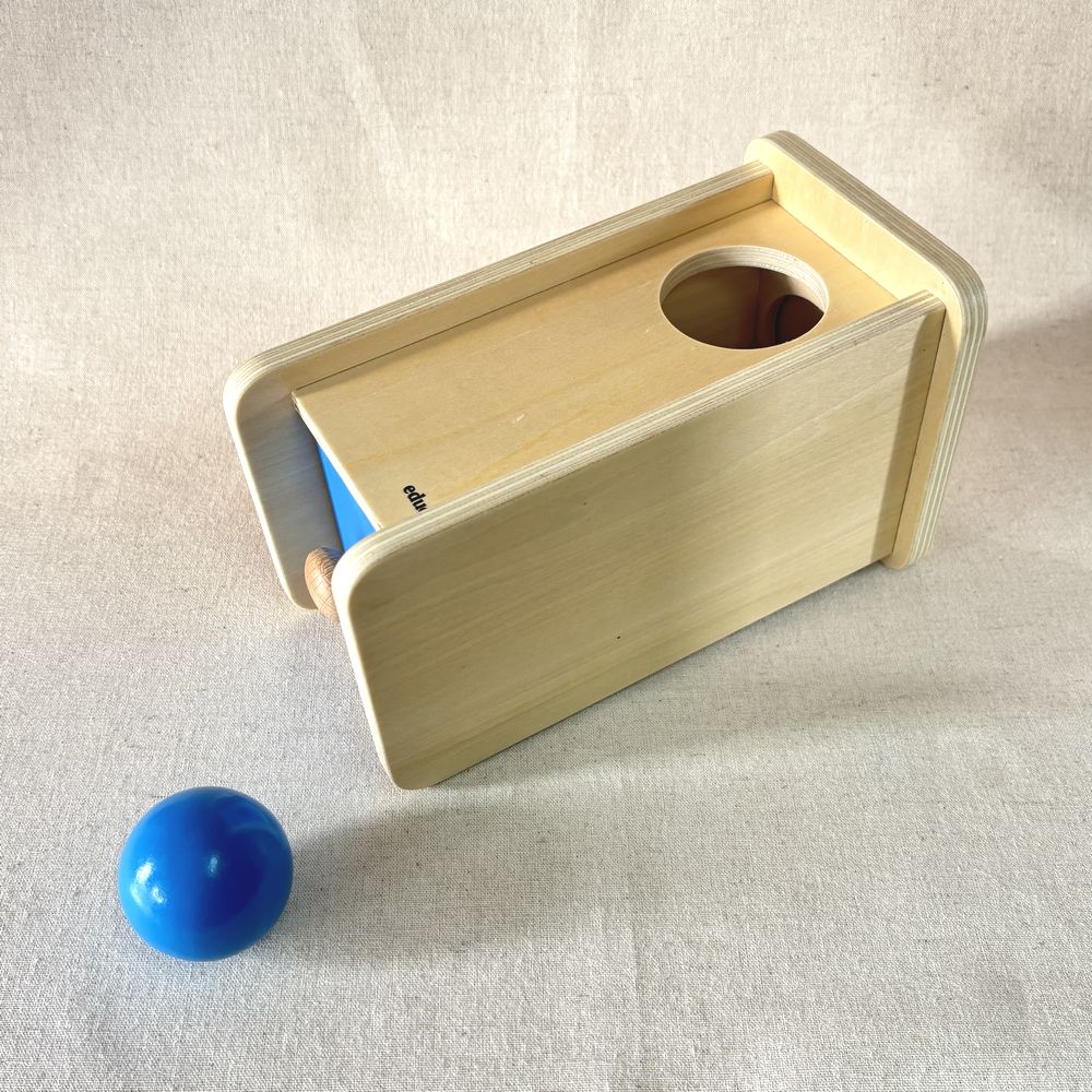エデュコ educo 引き出し付きボール落とし2 Peek-A-Boo-BOX2 木の