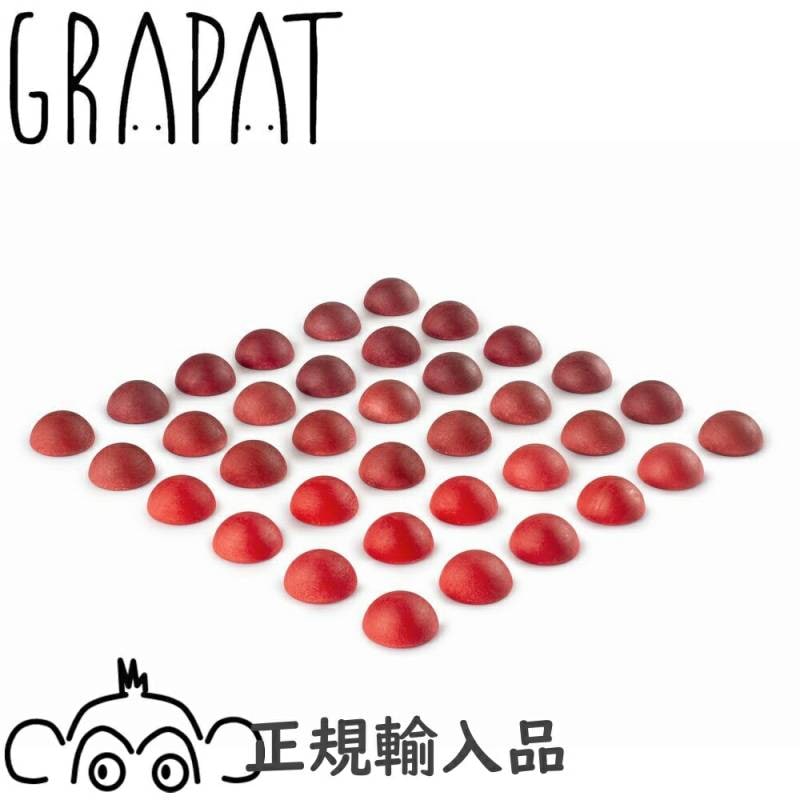 グラパット まんだら ハーフ・スフィア 国内正規品 正規輸入品 GRAPAT 木のおもちゃ 木製玩具 グラパット スペイン 26-290 Mandala Half Spheres