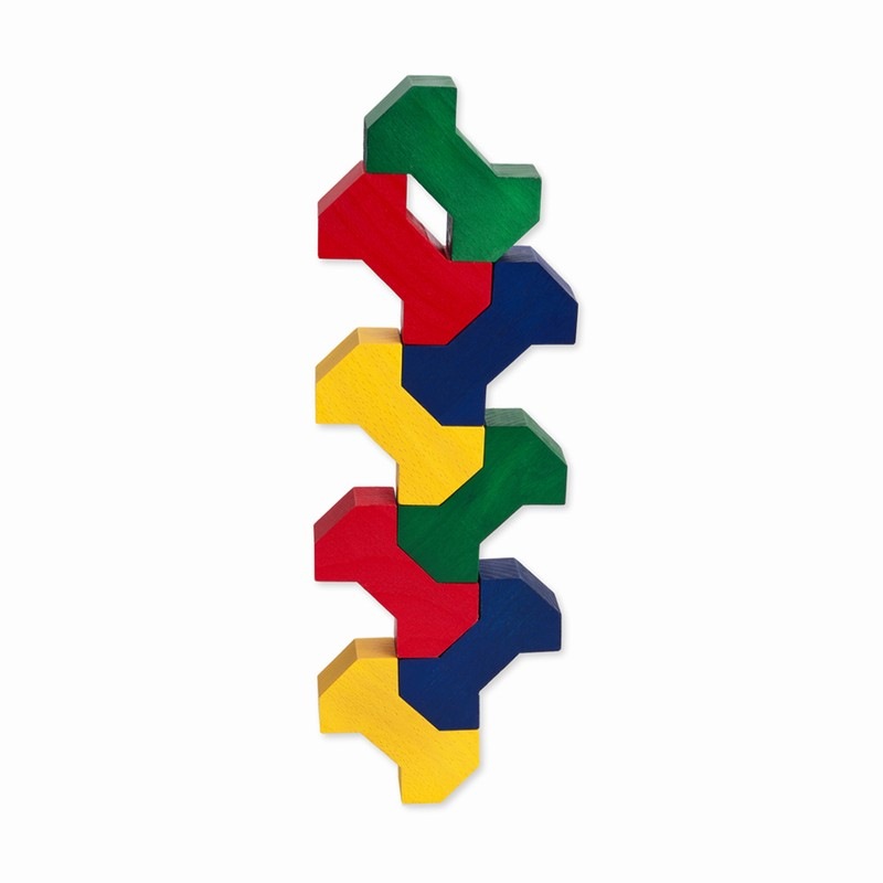 ジーナ ジーナボーン 骨型の積み木 正規輸入品 正規取扱店 木の