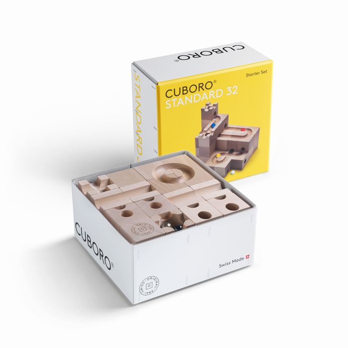 キュボロ CUBORO スタンダード32　ビー玉おまけ付　正規輸入品 クボロ cuboro
