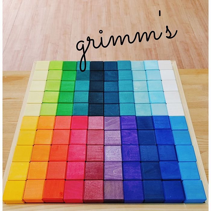 グリムス社　にじのキューブ・大・100pcs　GM42260