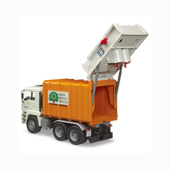 bruder ブルーダー MAN ごみ収集車 ORANGE×WHITE　BR02772 正規販売店