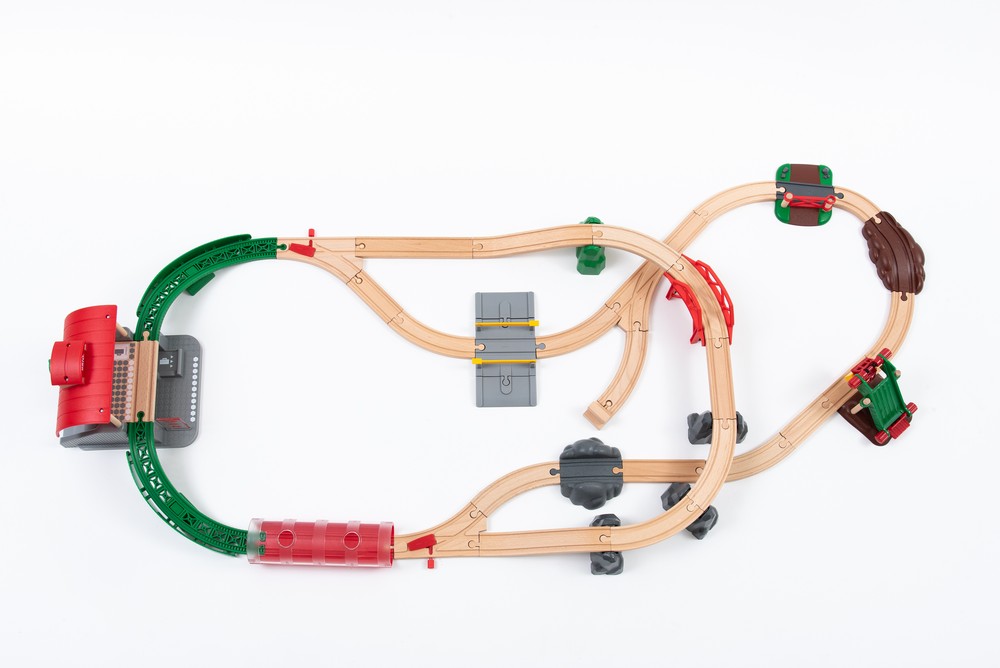 ブリオ 2025年クリスマス限定レールセット BRIO 汽車レールセット 80000-144 木のおもちゃ 木製レール レールセット 汽車 ブリオ レール BRIO 男の子