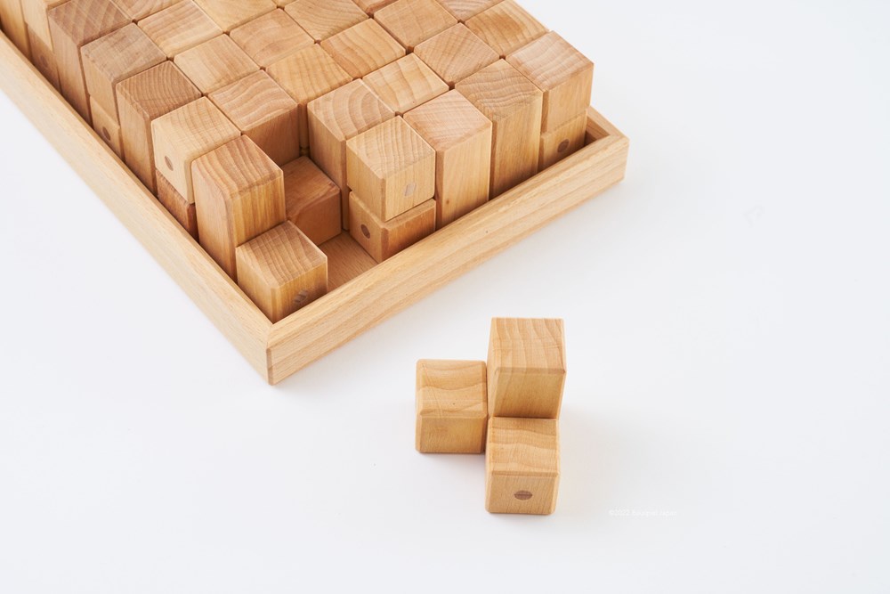 バウシュピール　コーナーブロックナチュラル24PCS　BAUSPIEL　BAU-0166N