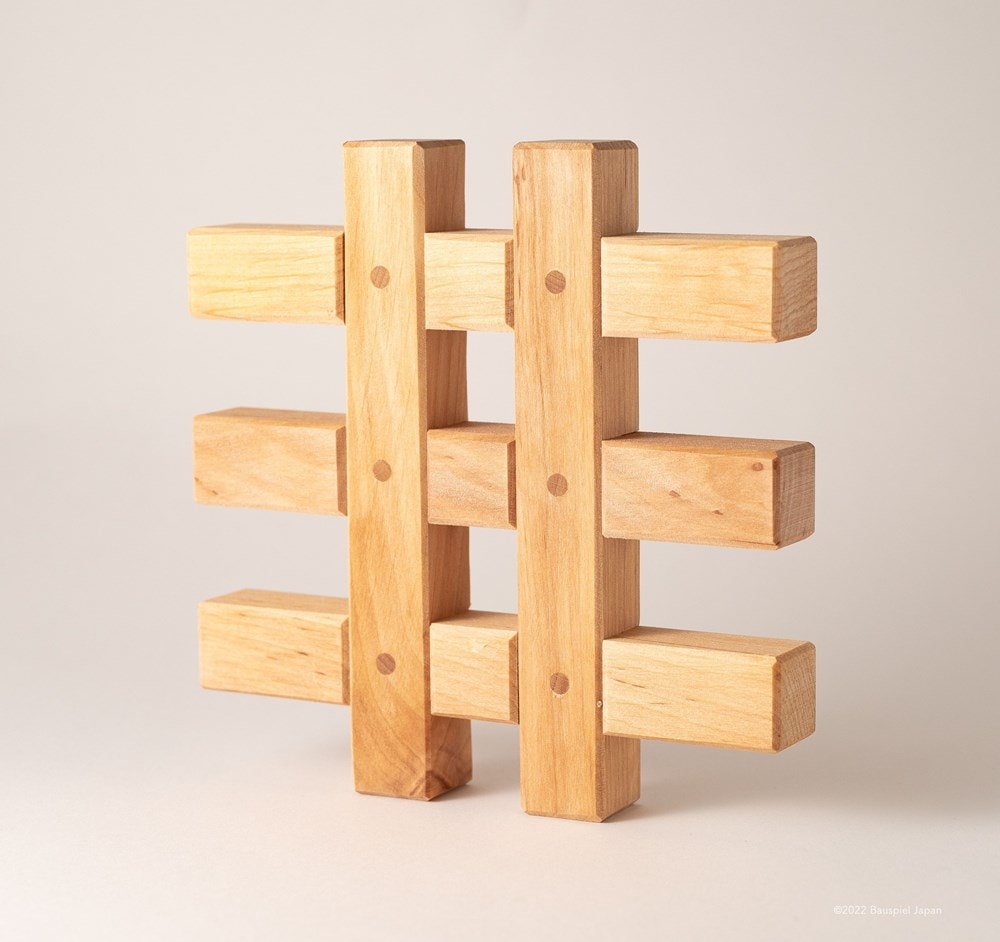 バウシュピール グリッドブロックナチュラル BAUSPIEL BAU-0172