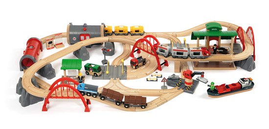 ブリオ BRIO レール&ロードデラックスセット 33052 | 汽車レール ブリオ BRIO レール&ロードデラックスセット 33052 | 汽車レール