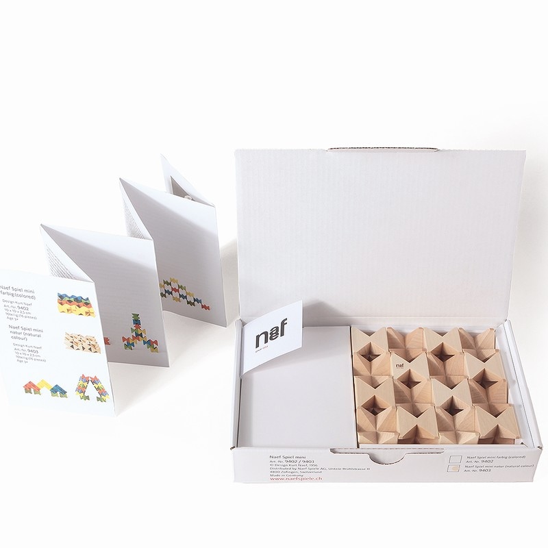 ミニネフスピール 白木 ネフ社  正規輸入品 naef 木のおもちゃ 積み木 木製玩具 アトリエ・ニキティキ