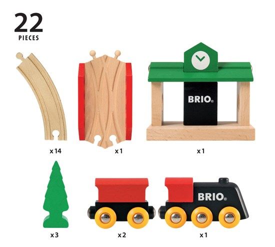 ブリオ BRIO　クラシックレール８の字セット 33028