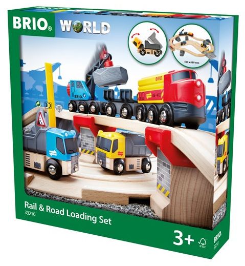 ブリオ BRIO　レール＆ロード採石セット 33210