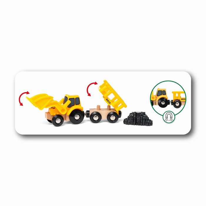 ブリオ BRIO 工事車両セット 33658 | 汽車レールセット,ブリオ BRIOの