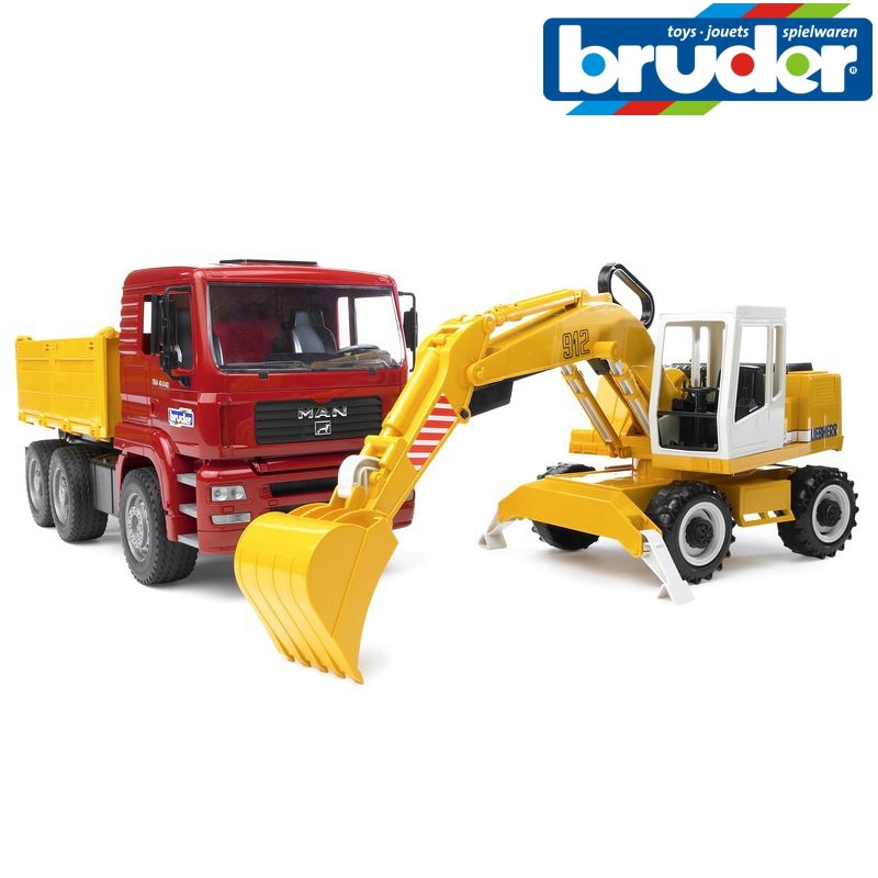 bruder ブルーダー MAN トラック&LHショベル BR02751 正規販売店
