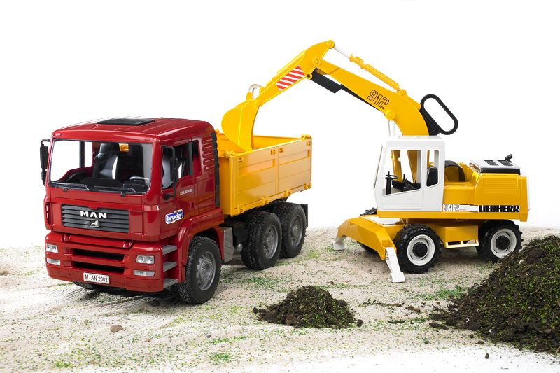 bruder ブルーダー MAN トラック&LHショベル BR02751 正規販売店