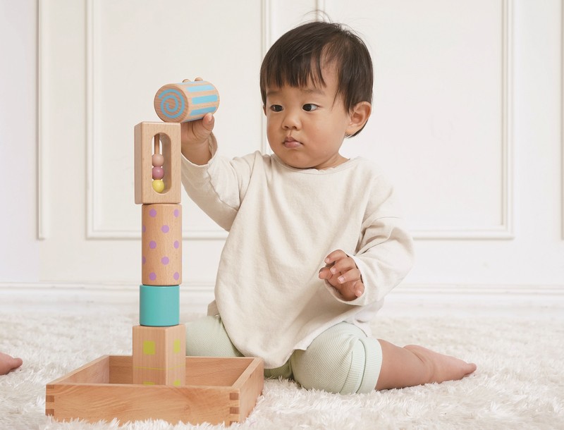 エドインター 音いっぱいつみき　ご出産祝いにおすすめ 積み木