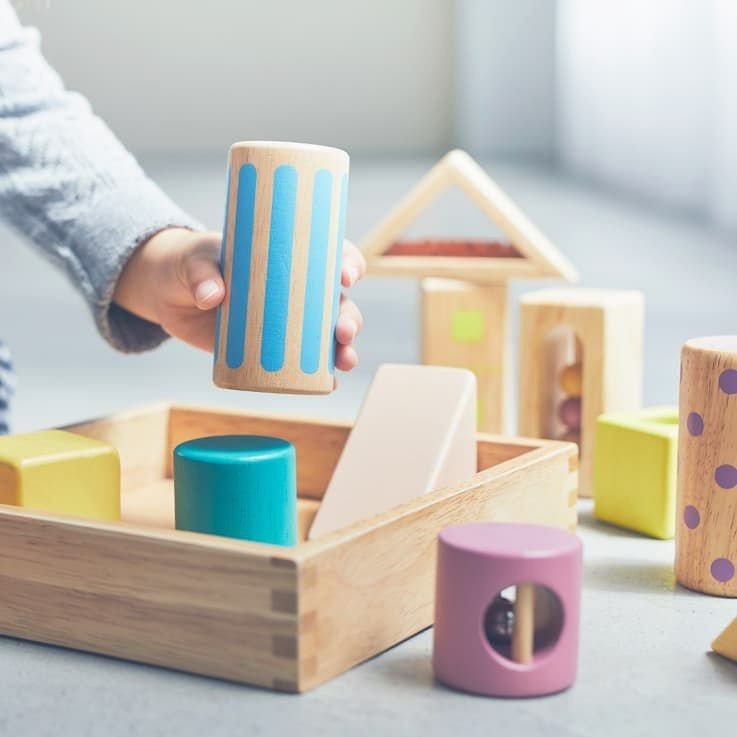 エドインター 音いっぱいつみき　ご出産祝いにおすすめ 積み木