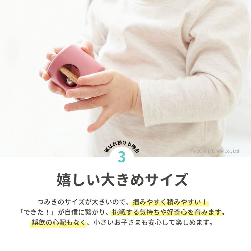 エドインター 音いっぱいつみき　ご出産祝いにおすすめ 積み木