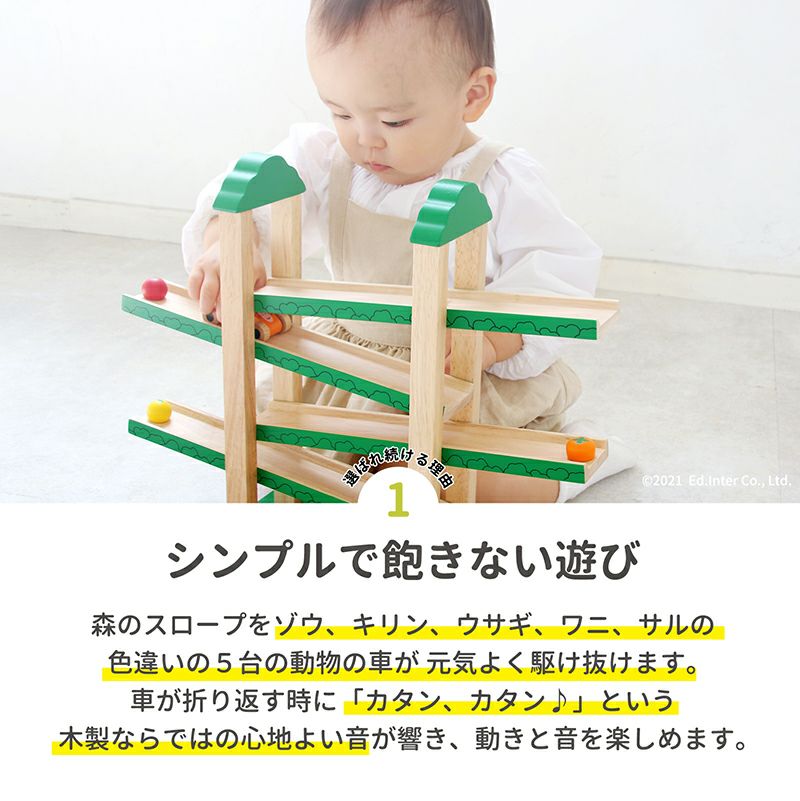エドインター　森のうんどう会　スロープ　くるま　