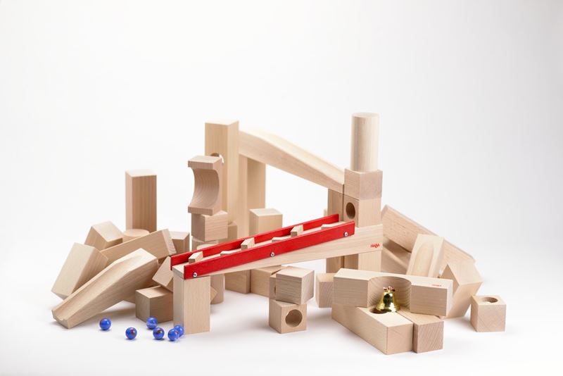 ハバ社 組立てクーゲルバーン 基本セット 正規輸入品 HABA HA1136 組立クーゲルバーン 木のおもちゃ 知育玩具 積み木 ビー玉 ピタゴラスイッチ