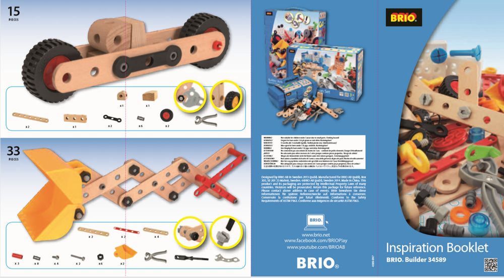 ブリオ BRIO ビルダー クリエイティブセット 34589