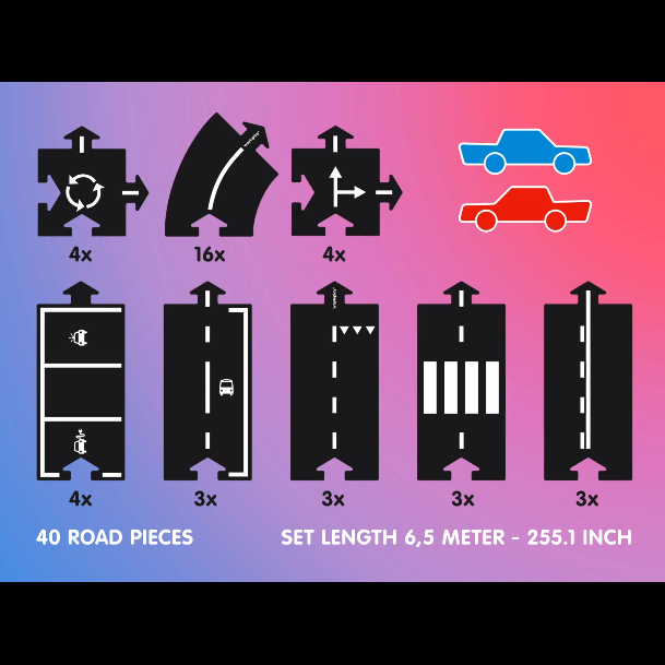 waytoplay キングオブザロード・ギフトセット 40枚 木製カー付 ウェイトゥプレイ