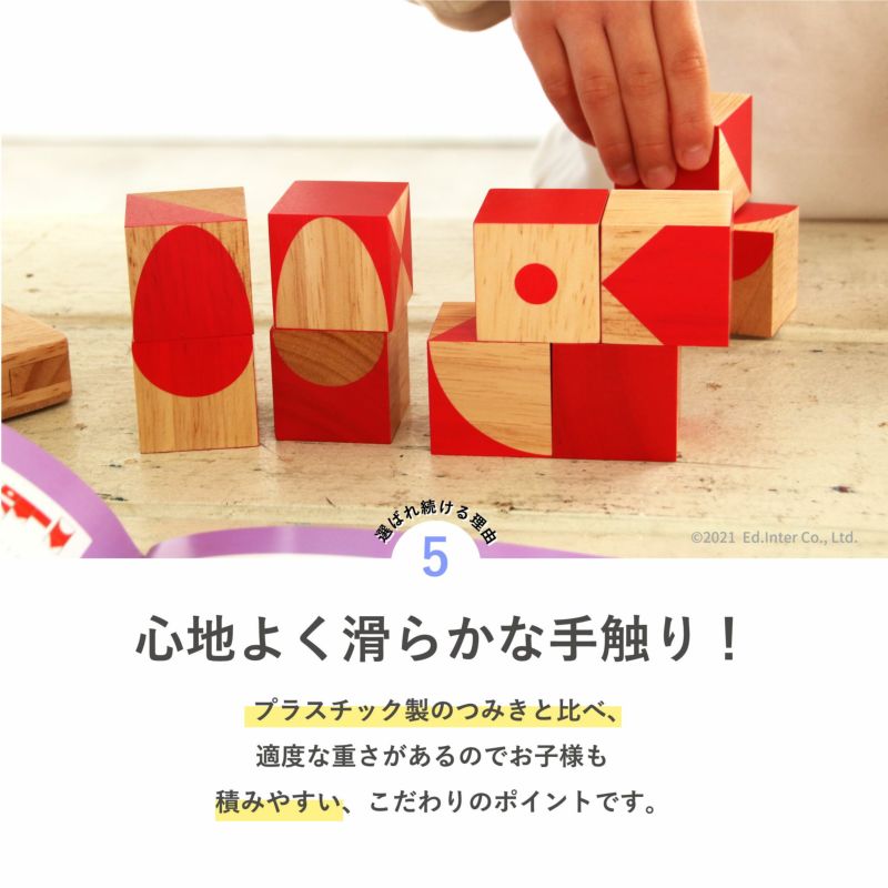 エドインター　脳活キューブ　知育玩具　パズル　積み木　グッド・トイ受賞